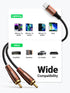 UGREEN MFi Certified Lightning to RCA Cable, 3FT, for iPhone 13 Mini Pro Max, iPad, Hi-Fi Stereo Audio Connector.