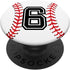 Baseball Player Jersey Number #6, Baseball Gifts PopSockets PopGrip for Phones & Tablets