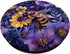 Botanical Bumblebee Lush Floral Honey Bees and Purple Flower PopSockets Standard PopGrip