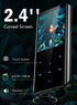 AGPTEK 64GB MP3 5.3, A19PL 2.4" 128GB, Player with Bluetooth Curved Screen Portable Music Player with Speaker Lossless