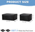 16.93 Inch 27.56 Inch 2Pcs PATIKIL and and Printer Dust Cover Case, Water Proof Static Free Polyester Protective Covers