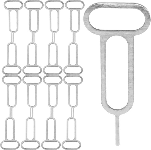 SHOWERORO 300pcs Universal Sim Card Removal Tool Set with Keychain Mobile Phone