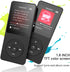 AGPTEK A02X 32GB MP3 Player with Bluetooth 5.3, 1.8 Inch Screen Portable Music Player with Speaker, FM Radio, Voice