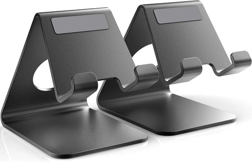 TOPGO 2 Pack Cell Phone Stand, Phone Dock, Cradle, Holder, Aluminum Desktop Phone
