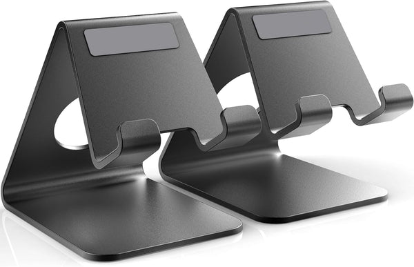 TOPGO 2 Pack Cell Phone Stand, Phone Dock, Cradle, Holder, Aluminum Desktop Phone