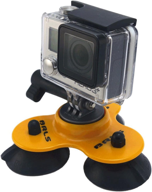 Heavy Duty Suction Action Camera and Phone Mount for Water, Air, and Land Activities