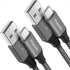 etguuds 10ft Long USB C Cable 2-Pack, Fast Charging Nylon Braided, Compatible with Samsung Galaxy Note 20/10/9/8,