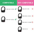 Replacement Earpads for Solo 2 & 3, Memory Foam Ear Cushion Cover Compatible with Beats Solo 2/6 Wireless Headphones