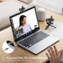 Kemeiv 2K Webcam PC Webcam with Microphone and Physical Privacy Cover, Noise-Canceling Microphone, Auto Light