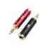 Cable Matters 2-Pack 3.5mm to 1/4 Adapter, 1/8 Male to 1/4 Female Microphone Adapter Jack for Headphones
