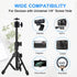 Webcam Tripod Stand Extendable for Camera/Phone/Webcam, Desk Tripod Mount Holder Compatible with Logitech Stream