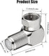 Right Angle Coax Connector, 5 Pack F Type 90 Degree Coaxial Male to Female Cable Connector