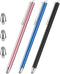 Granarbol Precise Long Stylus Pen for Touch Screens, 3 Extra Replaceable Fiber Tips Capacitive Stylus for iPad, iPhone,