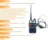 Walkie Talkies Earpieces (2 Packs) with Mic, 2 Pin Covert Air Acoustic Tube Headset for Baofeng UV-5R, Kenwood