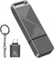 EASTBULL 32GB FAT32 USB 3.0 Flash Drive with a USB C Adapter and