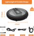 Hernido Discman 20 MP3 Rechargeable Portable CD Player for Car, with FM Transmitter, Hours Playtime Personal Compact