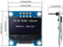 UMLIFE 10PCS 0.96" 12864 128x64 SSD1306 I2C (10PCS, OLED Module OLED Display Driver IIC Serial Self-Luminous Display