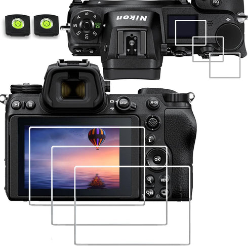 Screen Protector for Nikon Z7 Z6 II Z 6II Z 7II FX-Format Mirrorless Camera, Anti-scratch Tempered Glass (3pack)