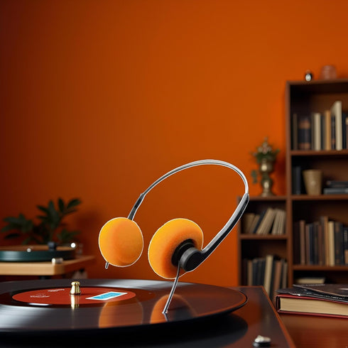 GOUDOGEDC Headset,Headphone,for Retro Over-Ear Headphone,Vintage Feelings Underwire Headphones,Retro Lightweight
