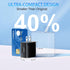 20W USB C Fast Charger + Quick Charge 3.0 Wall Charger, Bangfun 5 Pack Dual Port Power Adapter, Black