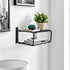 Tookie 2 Accessories(10.24 8.27in) Layers Projector Shelf, Wall Mount Double Floating Shelf Under TV Entertainment