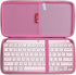 Hermitshell Hard Travel Case for Logitech MX Keys Mini Minimalist Wireless Illuminated Keyboard (Rose Gold + Pink)