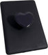 Cute Heart Expandable Collapsible Grip Stand Holder for Kindle eReaders iPhone and Smartphone(Black)