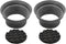 RECOIL SPB65 Foldable Silicone 6.5” Car Speaker Baffle Kits, Egg Crate Foam for Sound Quality Improvement, One Pair