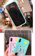UnnFiko 3D Cartoon Game Case, Soft Rubber Protective Cover for iPhone XR, Creative Liquid Stars Design for Girls, Blue