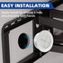 Riozoo 2 TV Wire Hider Kit for Wall Mount TV, White in Wall Cable Management Kit, Includes Pass Throughs and Hole Saw