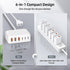USB C Charger Block, 100W GaN 6 Port PD USB C and QC USB A Wall Charger Adapter, Super Fast Charging Station Hub for