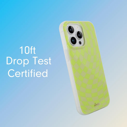 Sonix Case for iPhone 14 Pro, Compatible with MagSafe, 10ft Drop Tested, Checkmate Green