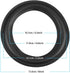 2pcs 6 Inch Perforated Rubber Speaker Foam Edge Surround Rings for Speaker Repair or DIY Replacement Parts