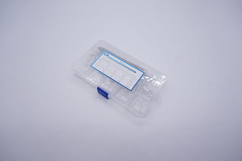 Taiss 580PCS JST PH Connector Kit, 2.0mm 2/3/4/5/6Pin Housing, Female and Male Adapter Cable Connector Plug
