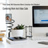 Gooseneck Phone Holder for Bed, Adjustable iPhone Stand for Desk Recording, Filming, Kindle Tablet Accessories Overhead