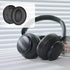 Protein Leather Ear Pads Replacement for Anker Space Q45 Headphones, Earpads with Isolation Foam, Repair Parts