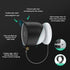 OLAIKE Anti-Drop and Anti-Theft Mount for Google Nest Cam Outdoor/Indoor, Black, Waterproof, Anti-Glare, Battery-2nd Gen