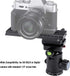 Joyzan 2 1/4" Macro Focusing Rail Slider, Way Shot Focus Mount Camera Flash Support Bracket Holder Photography Closeup