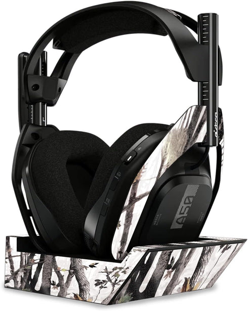 MightySkins Glossy Glitter Skin for Astro A50 - Wireless Headphones + Base Station (Gen 4) - Artic Camo