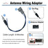 20Pin 1998-2010 1999-2008 Car Radio Wiring Harness for Honda Acura with Radio Antenna Adapter Aftermarket Car Stereo