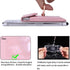 Cell Phone Card Holder RFID Ring Stand Stick on Wallet for Back of Phone, iPhone, Android, All Smartphones - Pink