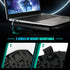 Laptop Cooling Pad, Gaming Laptop Cooler with 2 Quiet Big Fans, RGB 7 Color Light Change, Portable USB Laptop Stand 11