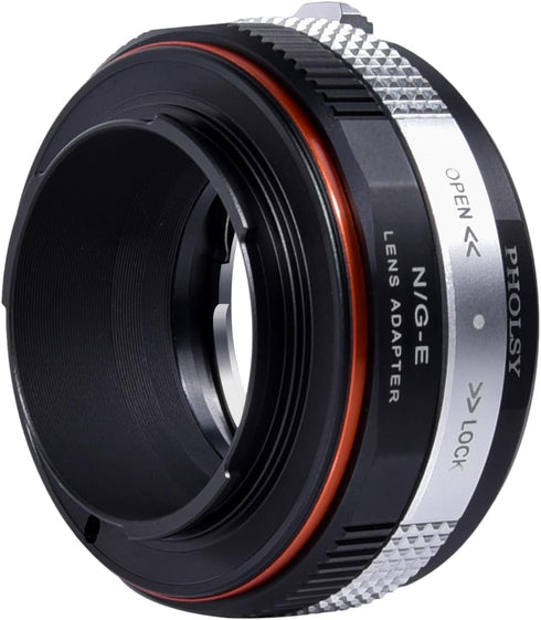Lens Mount Adapter for Nikkor G/F/AI/AIS/D/AF-S Lens to E (NEX) Mount Camera, Compatible with Sony Camera Body