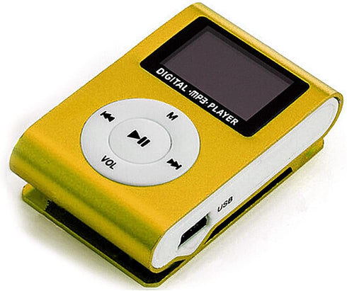 Karlak Mini Portable MP3 Mc Player Metal Clip-on MP3 Player with LCD Screen