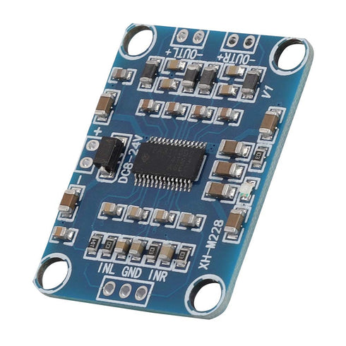 Mini Digital Amplifier Board, 15W+15W 2.0 Dual Channel Audio Amplifier Board TPA3110 for DIY Speaker Sound System