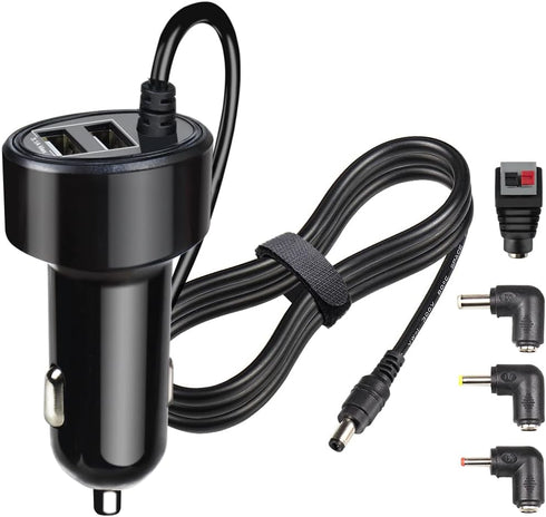 FouceClaus 12V Car Charger Adapter for Portable DVD Player, Replacement Car Cigarette Cord for RCA, Philips, DBPOWER,