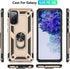 Yiakeng Samsung Galaxy S20 FE Case with HD Screen Protector, Military Grade Protective Case with Ring