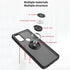 TJS Heavy Duty Case for Motorola Moto G Play 2023, G Power 2022/G Pure 2021 with Tempered Glass Protector