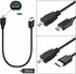WAGHAVEN 8P Portable USB to USB C Cable USB C Photo Transfer Cable for DSLR Digital Cameras Compatible for Various