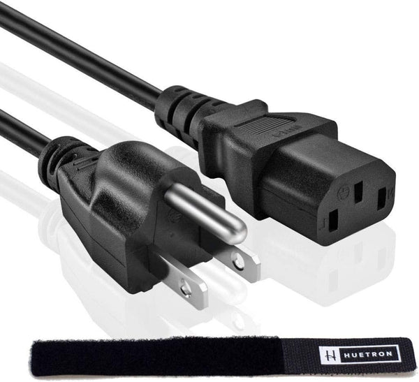 AC Power Cord Cable 10FT - for Panasonic Plasma TV with Lifetime Warranty